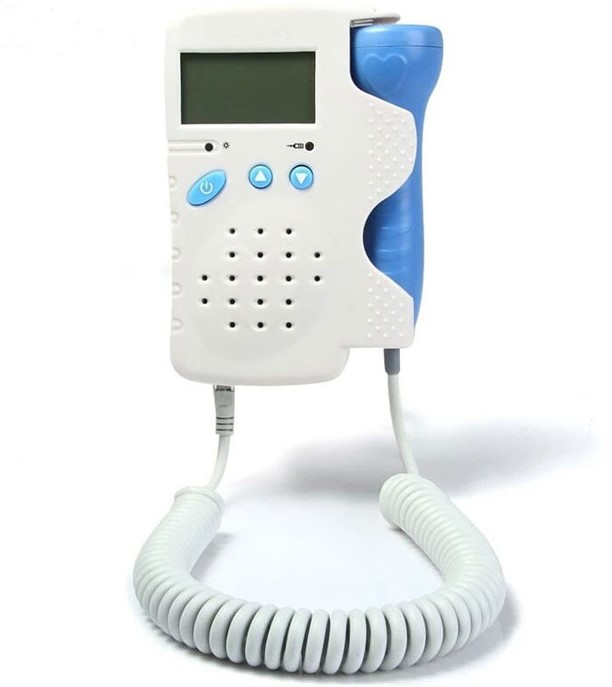 Picture of VCOMIN FD210C Rechargable Fetal Doppler Baby Monitor LCD color Display Portable Baby Heart Rate Monitor With 1pcs  Gell free