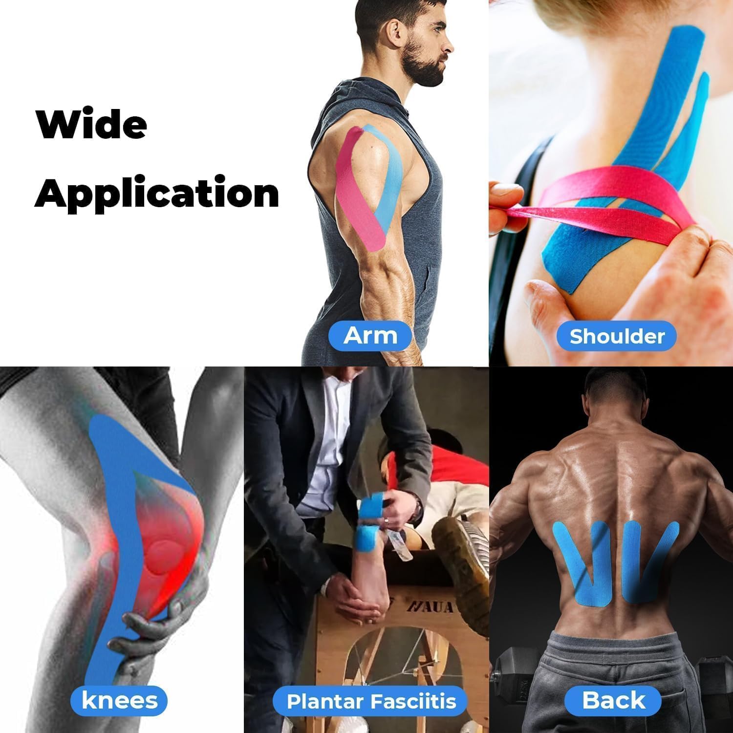 Picture of Sports Taping Muscles Physical Therapy Kinesiology Tape 5Cm*5M - Jim Product - Gym Equipment