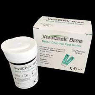 Picture of VIVACHEK BREE BLOOD GLUCOSE STRIP (2*25pcs=50pcs)