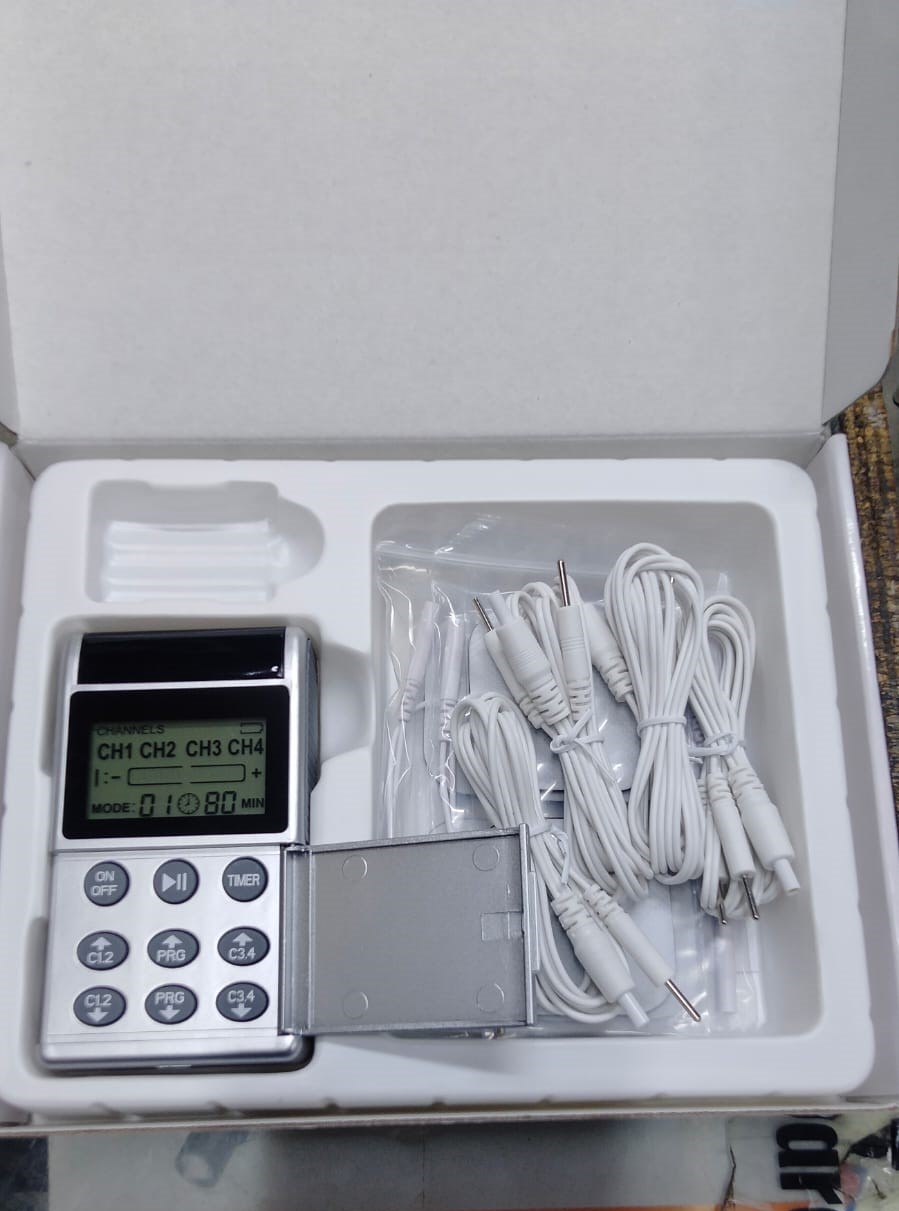 Picture of Rechargeable TENS Unit Muscle Stimulator and Pain Relief Device - Advanced TENS Machine for Effective Back Pain Relief
