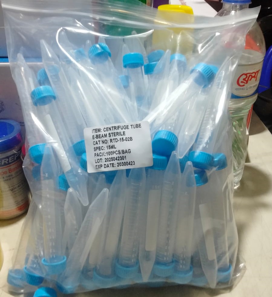 Picture of Falcon Conical Tubes Chin, 15mL 100,pcs