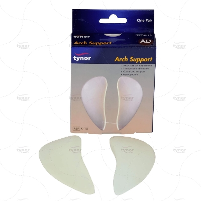 Picture of Tynor Silicone & Foot Care Products Arch Support Semi Pro (Pair) K-15