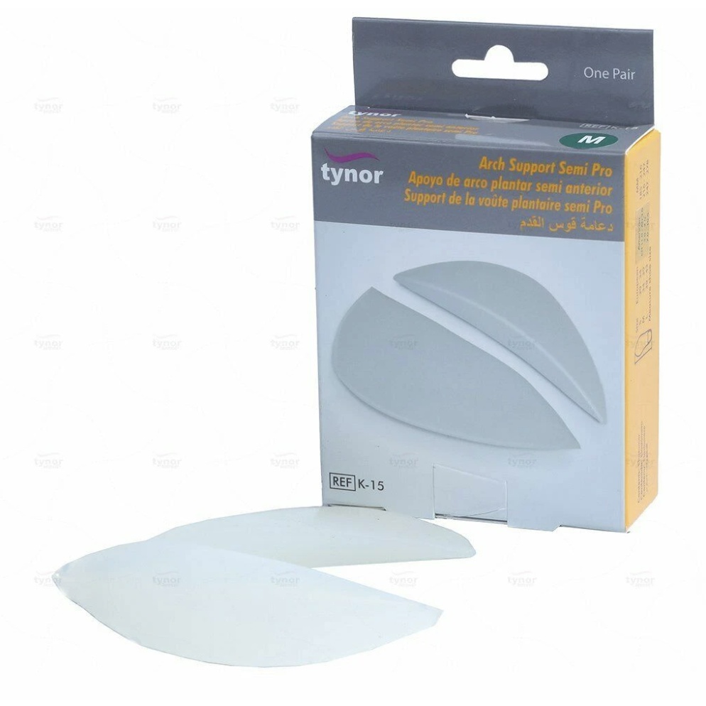 Picture of Tynor Silicone & Foot Care Products Arch Support Semi Pro (Pair) K-15