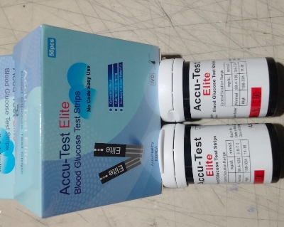 Picture of Accu Test Elite Blood Glucose Check Strip 25x2 =50 pcs