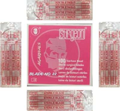 Picture of Surgeon Surgical Blades  india– 100pcs Blades 1Box