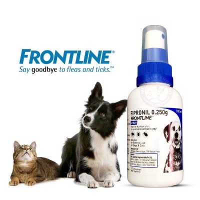 Picture of Frontline Spray100ml) Flea & Tick Treatment for Cats & Dogs