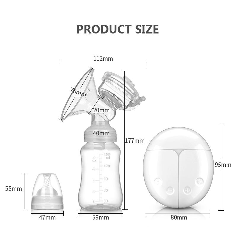 Picture of RH-288 Electric breast pump set Pain Free High Quality Comfortable Spill-Proof Mom's Helper Food Grade Electric Breast Pump