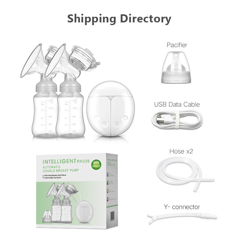 Picture of RH-288 Electric breast pump set Pain Free High Quality Comfortable Spill-Proof Mom's Helper Food Grade Electric Breast Pump