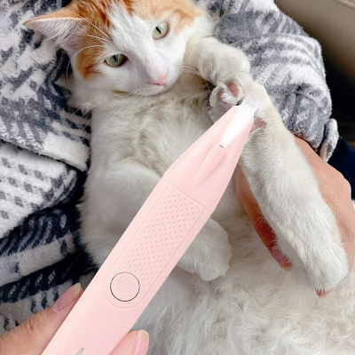 Picture of Dog and Cat Paw Trimmer, Dog Clipper for Grooming, Cordless Low Noise Small Pet Hair Shaver Dog Clipper-Dogs and Cats, Around the Face, Paw Pads, Eyes, Ears, Rump