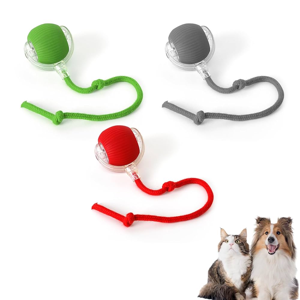 Picture of Cat Interactive Toy Speedy Tail 2.0 Smart Interactive Rolling Cat Toy Ball, Automatic Moving Ball Toy for Bored Indoor Cats, USB Rechargeable