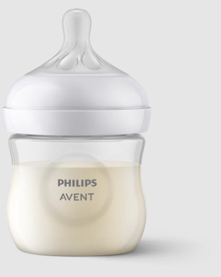 Picture of 125ml/ 4oz Philips Avent Natural Response Baby Bottle x 2 Baby Bottles