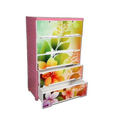 Picture of Elite Wardrobe HD-Double 5D-Dream Garden Pink-TEL