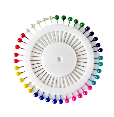 Picture of 80 pis  Hijab Pin Brooches For Women ( 2 Chakka) multi