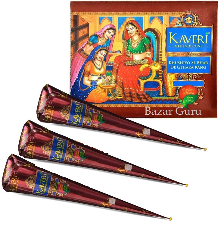 Picture of Indian Kaveri Cone Mehendi -6 Piece Festival Special