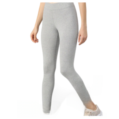 Picture of Cotton Ladies Light Grey Ties Pant for Women