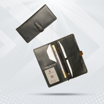 Picture of Urbaland Pure leather Harro Long Wallet for men Black