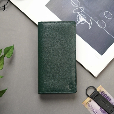 Picture of Urbaland Kane Double Original Leather Long Wallet – Green