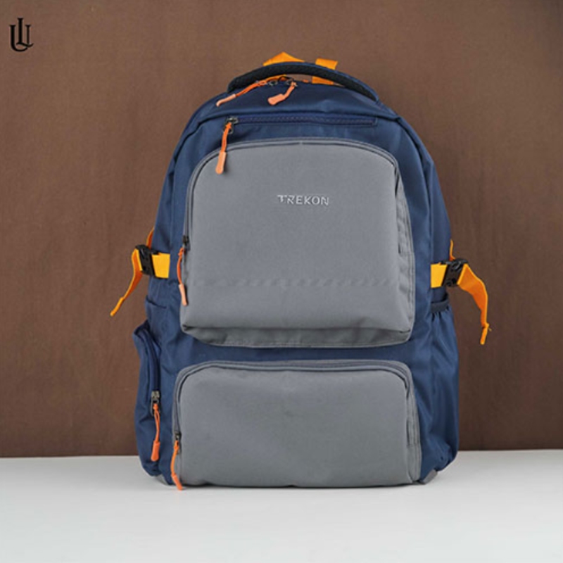 Picture of Urbaland Trekon Backpack BP001 - Grey Blue - Orange ribbon