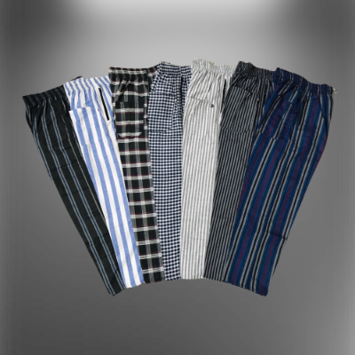 Picture of Premium Cotton Fabric Check Trouser Multicolor Random -1Pcs - Trouser For Men