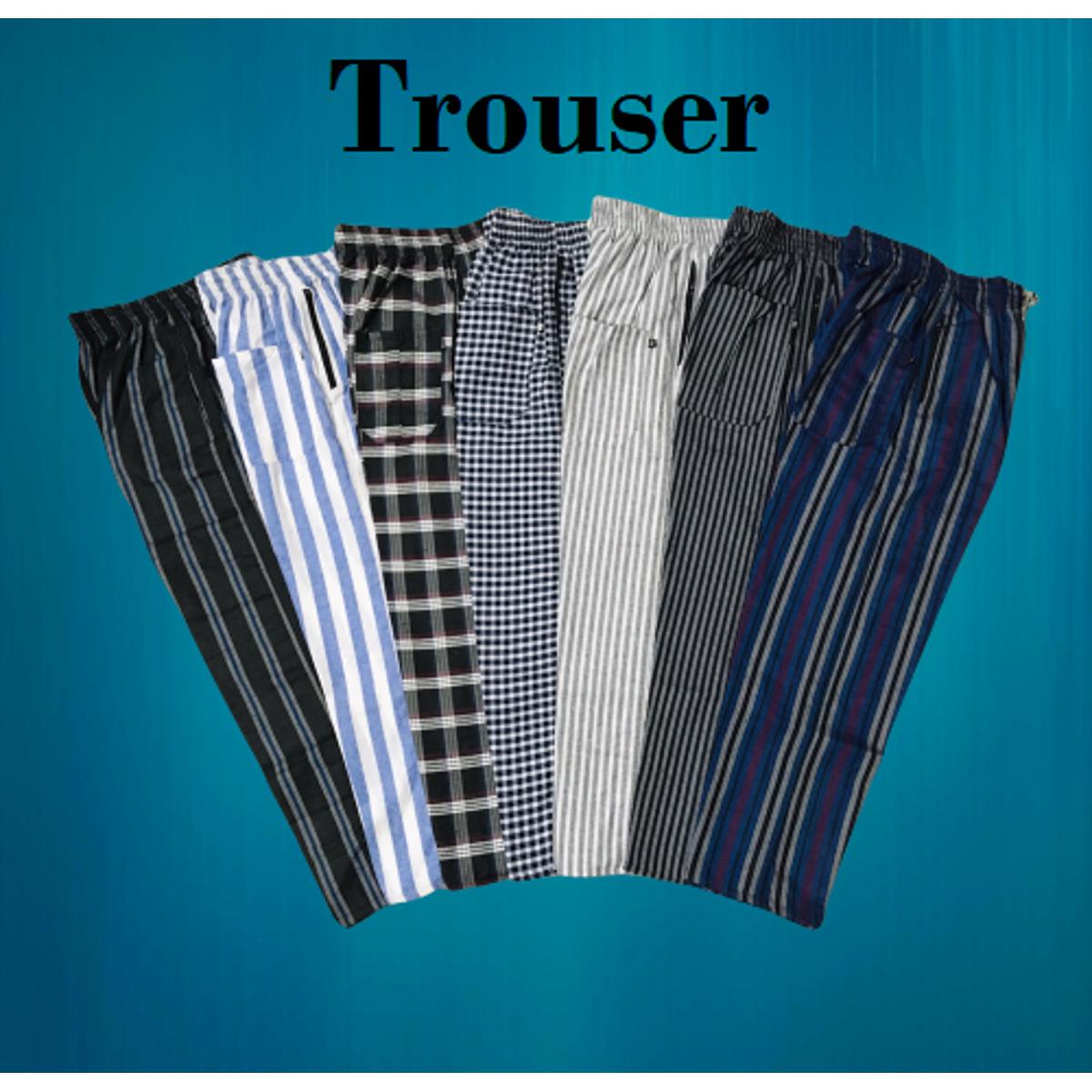 Picture of Mixed Cotton Trouser Pant For Men Random Color 1 Pcs - Joggers For Men