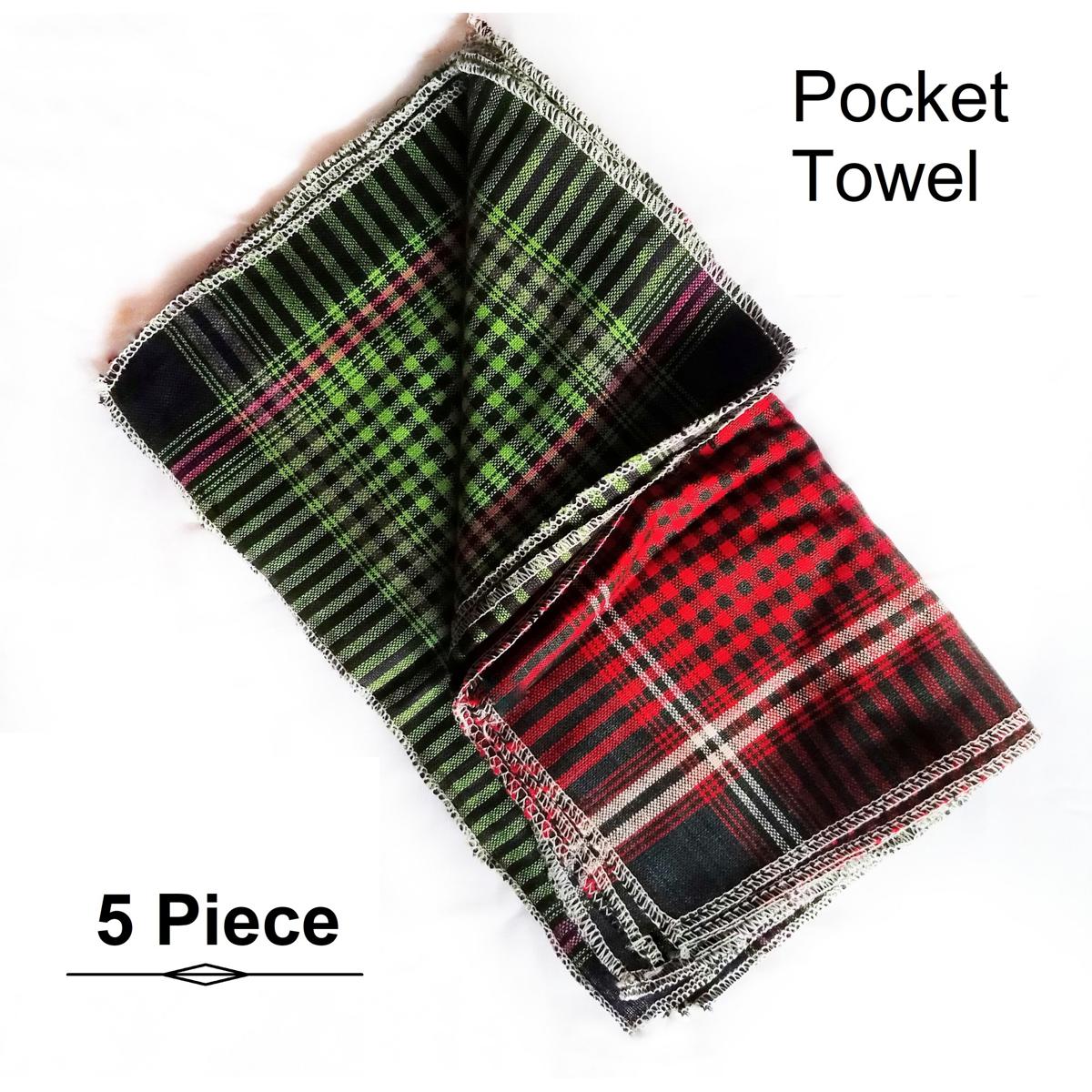 Picture of Pocket Towel Rumal Multicolor - 5 Piece