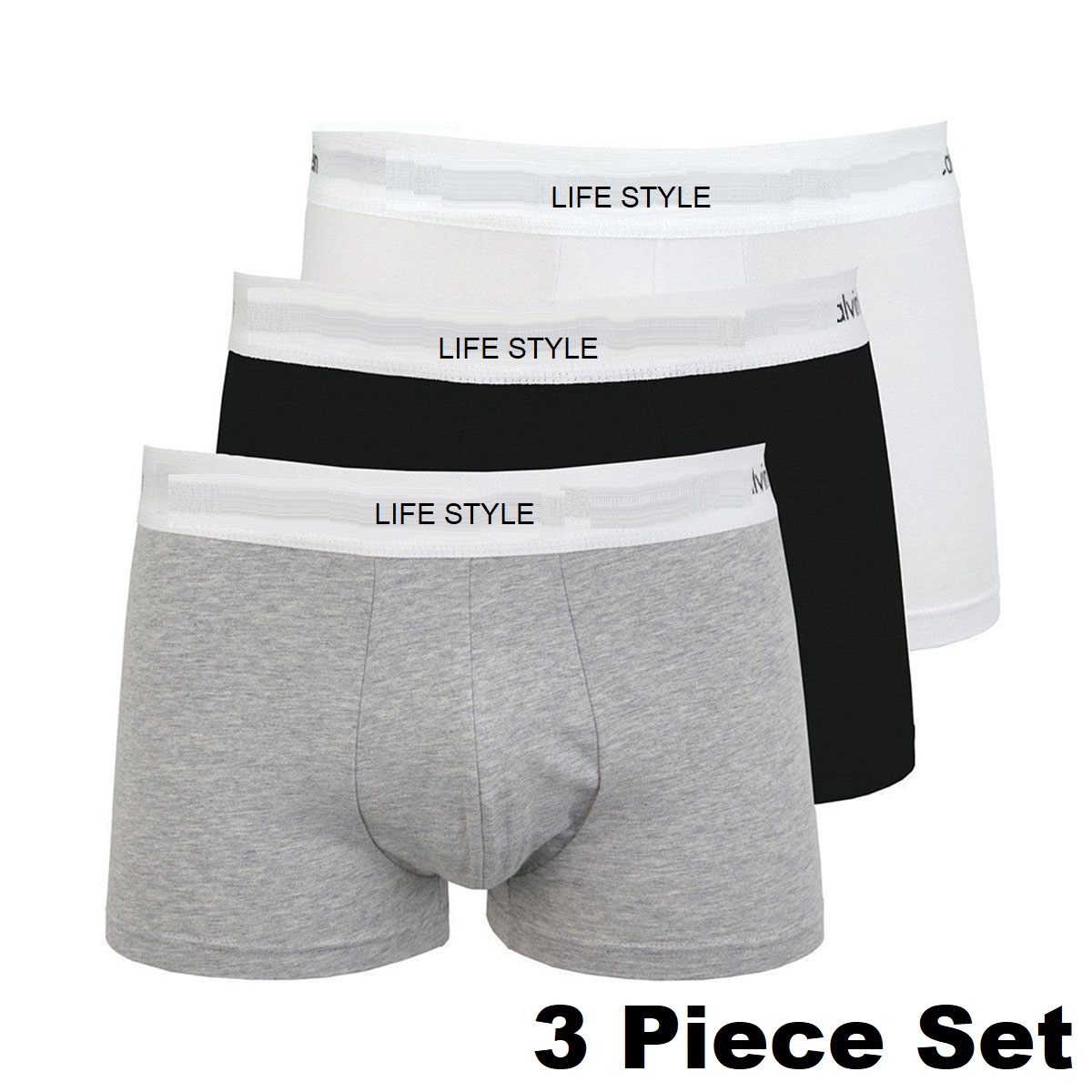 Picture of Pack of 3 Cotton Boxer for Men Multicolor Underwears