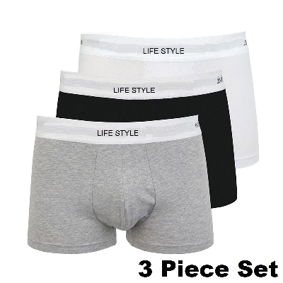 Picture of Pack of 3 Cotton Boxer for Men Multicolor Underwears