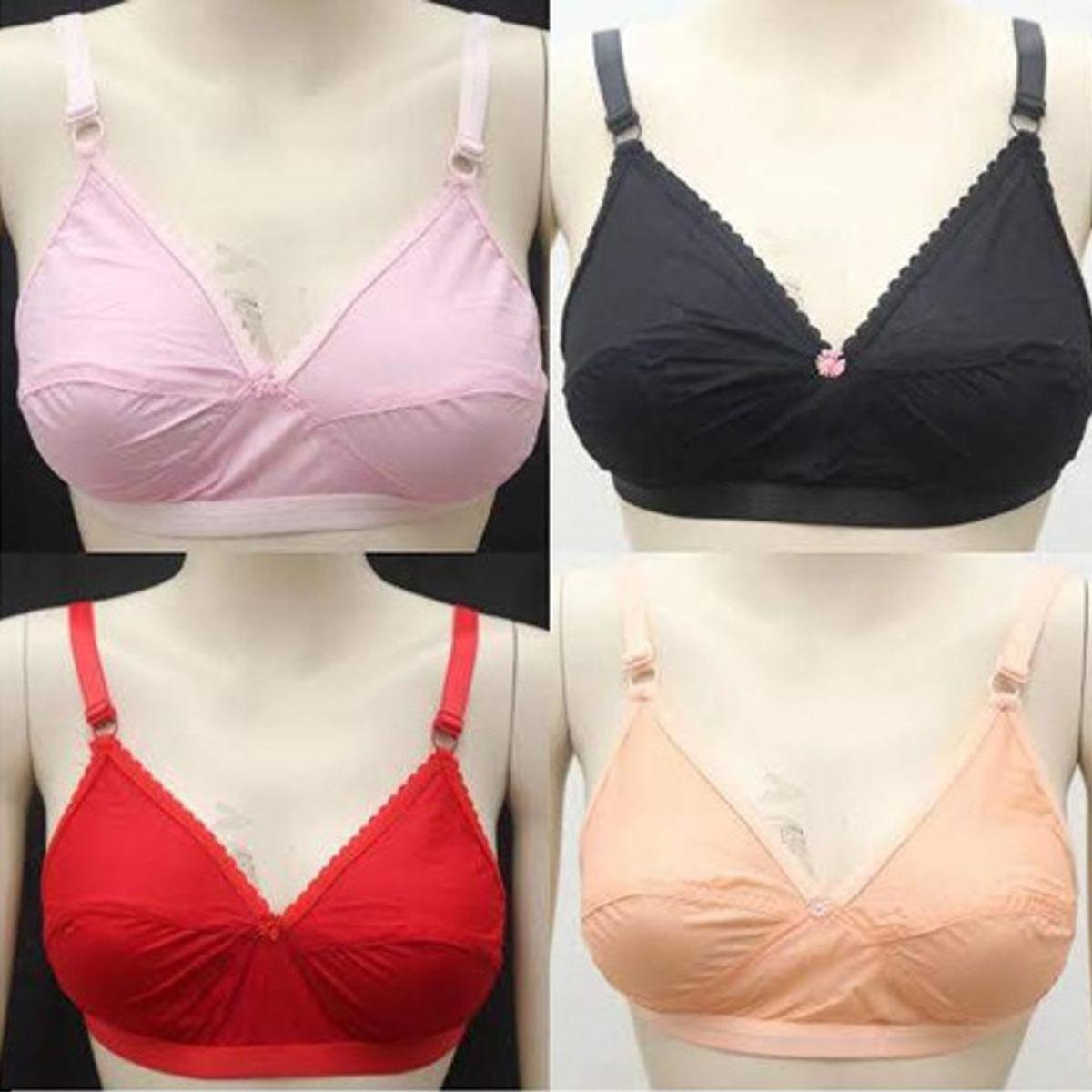 Picture of Premium Cotton Bra in Boil Fabrics - Comfortable Innerwear for Women - One Piece - Bra for Women