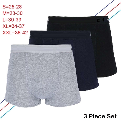 Picture of 3 Piece Cotton Boxer for men Multicolor comfortable underwear