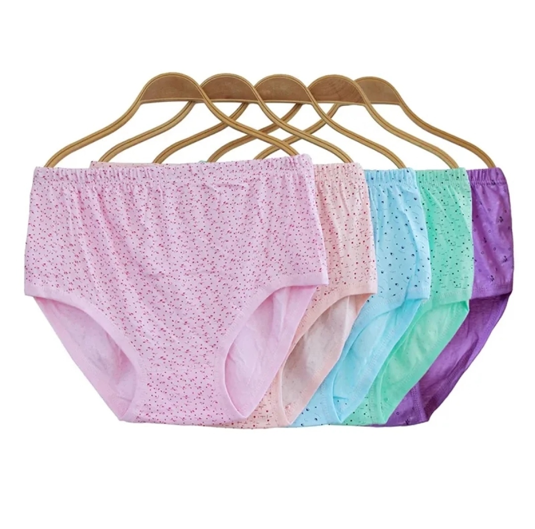 Picture of 4 Pieces Soft And High Quality Printed Panty