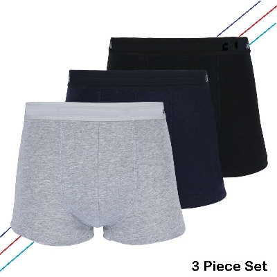 Picture of Pack of 3 Piece Cotton Boxer Underwear for Men - Under Wear For Men - Under Wear