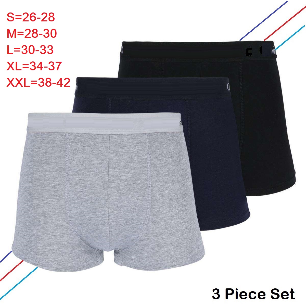 Picture of Premium Quality Fashionable And Casual Clothing Underwear For Men Trunk & Boxer 3Pcs Combo Pack. - Under Wear For Men - Under Wear