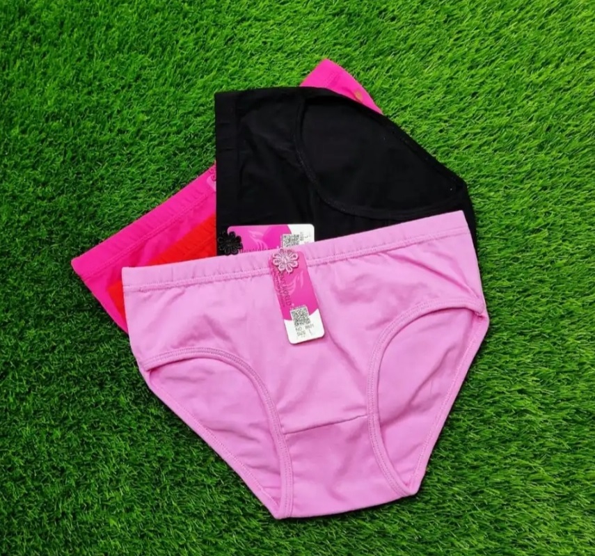 Picture of Printed Cotton Panty For Women (Multicolor 3 Piece Pack)