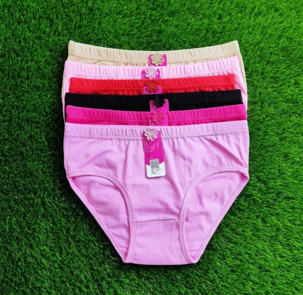 Picture of Printed Cotton Panty For Women (Multicolor 3 Piece Pack)