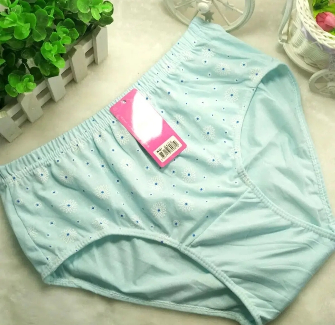 Picture of 2 piece Printed comfortable Cotton Panty For Women