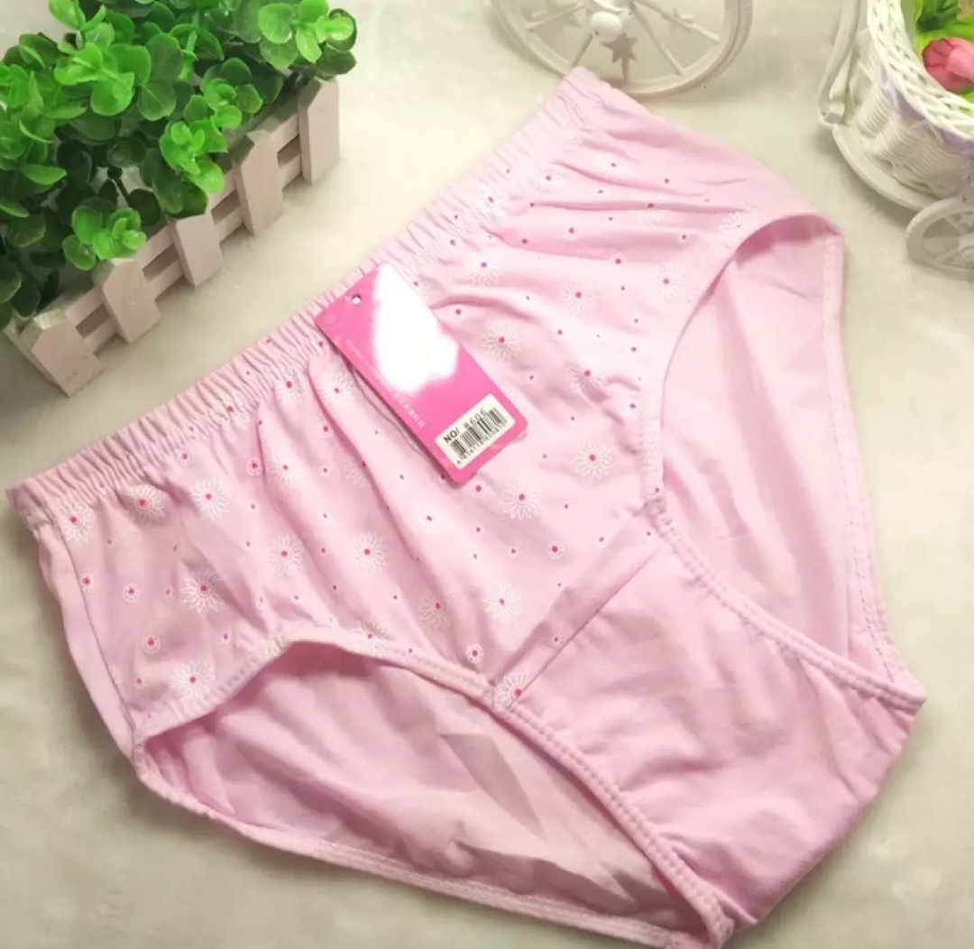 Picture of 2 piece Printed comfortable Cotton Panty For Women