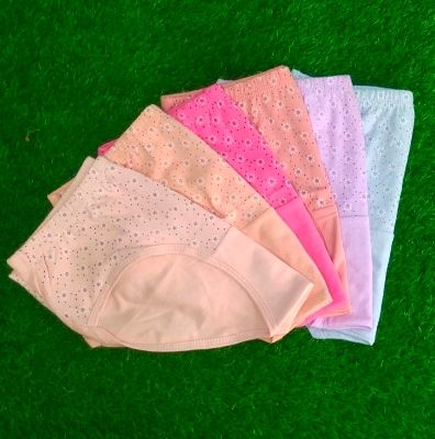 Picture of 3 piece Printed comfortable Cotton Panty For Women