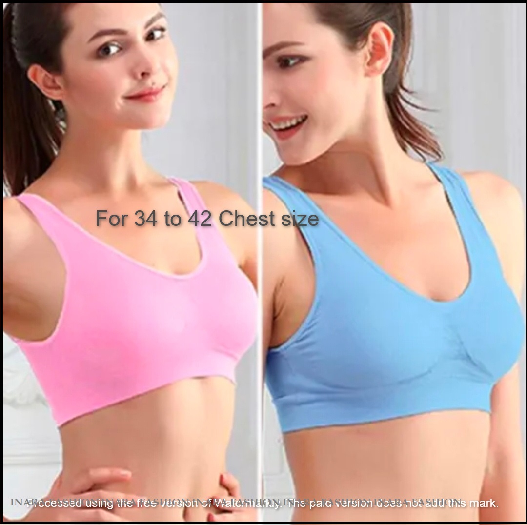 Picture of Imported Breathable Soft Padded Stylish free size Bra for Women - 1 Piece