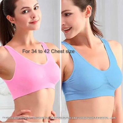 Picture of Imported Breathable Soft Padded Stylish free size Bra for Women - 1 Piece