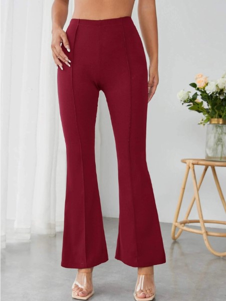 Picture of Regular fit Jorjet Blend Bootcut Parallel Trouser Pants for Women Regular Fit RimJim Pant