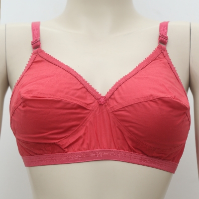 Picture of 4-Piece Multicolor Cotton Fabric Bra for Women - Soft, Comfortable Everyday Wear with Style