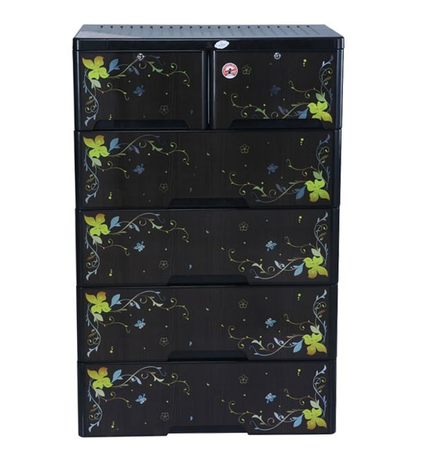 Picture of RFL Wardrobe Double 5D KD Deluxe - Oak Wood