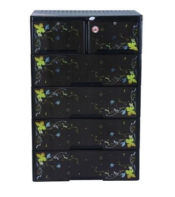 Picture of RFL Wardrobe Double 5D KD Deluxe - Oak Wood