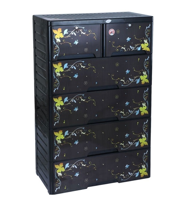 Picture of RFL Wardrobe Double 5D KD Deluxe - Oak Wood