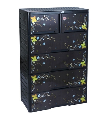 Picture of RFL Wardrobe Double 5D KD Deluxe - Oak Wood