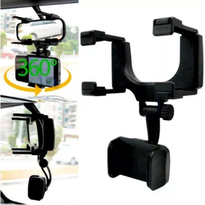 360 Degree Rearview Mirror Car Phone Holder ZangCart Bdonline shop bangladeshothoba.com