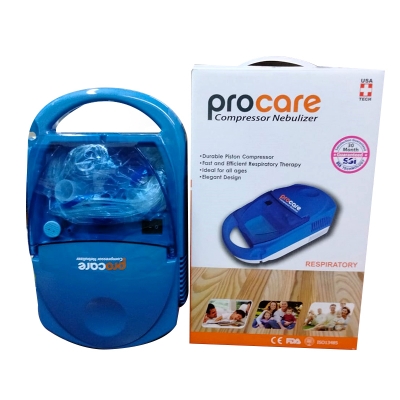 Picture of Procare Compressor Nebulizer (Blue) With Adult And Child Mask