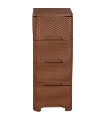 Picture of Caino Closet 4 Drawer Eagle Brown