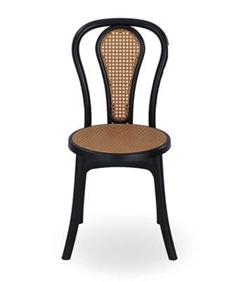 Picture of New Classic Chair Wood Insert Black