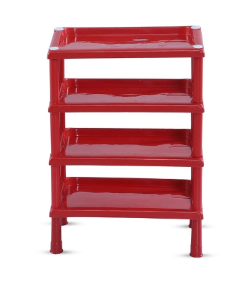 Picture of Pacific Shoe Rack 4 Step Red